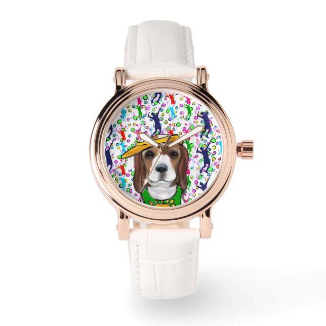 Beagle  horloge (Voorkant)