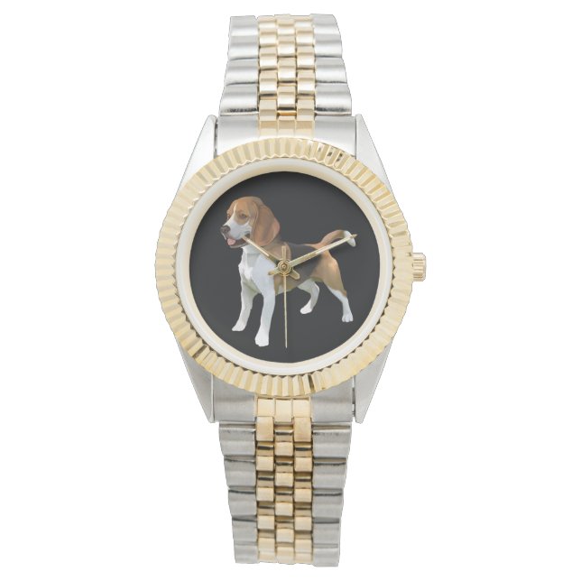 Beagle horloge voor mannen (Voorkant)
