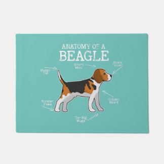 beagle houdt van hond mam anatomie van beagle deurmat