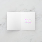 Beagle Hound Dog Funny Carte d'anniversaire (Intérieur)