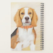 Beagle Hound Dog Peinture Animal Art original (Dos)