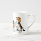 beagle hound os china mug (Droite)