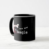 Beagle (I Love) Mug (Devant gauche)