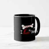 Beagle (I Love) Mug (Devant droit)