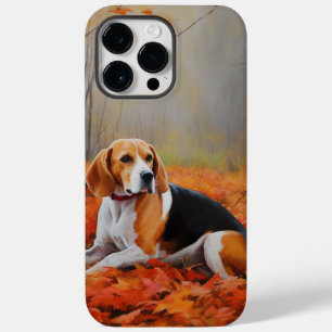 Beagle in herfst laat Herfst inspireren Case-Mate iPhone 14 Pro Max Hoesje