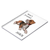 Beagle Journal-met naam/Jaar Notitieboek (Linkerzijde)