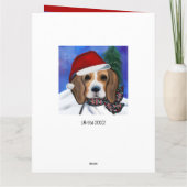 Beagle kaart (Achterkant)