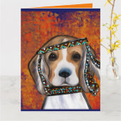 Beagle kaart (Gele Bloem)