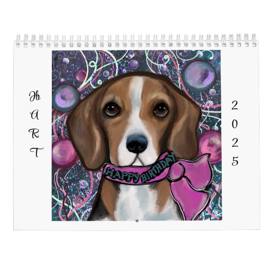 Beagle kalender (Achterkant)