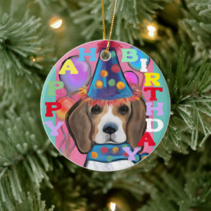 BEAGLE KERAMISCH ORNAMENT