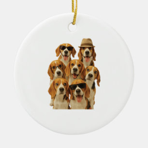 Beagle Keramisch Ornament