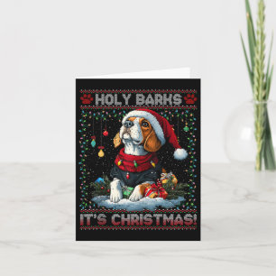 Beagle Kerstboom Lights Decorations Hondenliefhebb Kaart