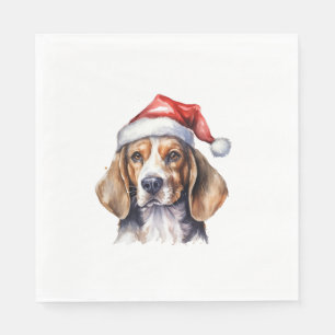 Beagle Kersthond Servet