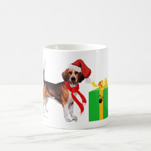 Beagle Kerstmis Koffiemok