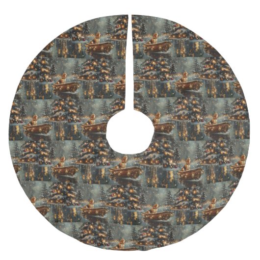 Beagle kerstvakantie kerstboom rok (Voorkant)