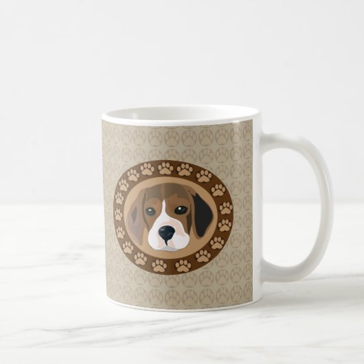Beagle Koffiemok (Rechts)