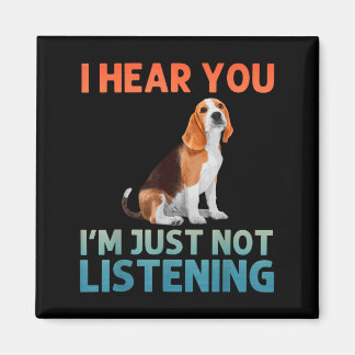 Beagle kunst voor mannen vrouwen Kind Beagle Thema Magneet