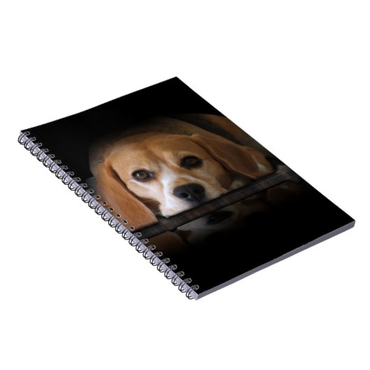Beagle-laptop Notitieboek (Rechterzijde)