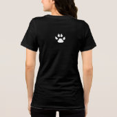 Beagle Liefde | Hondenliefhebbers Tri-Blend Shirt (Achterkant)