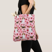 Beagle Love Canvas tassen (Dichtbij)