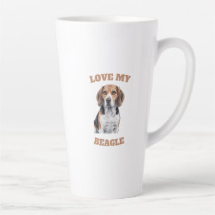 Beagle Lover Design Latte Mok