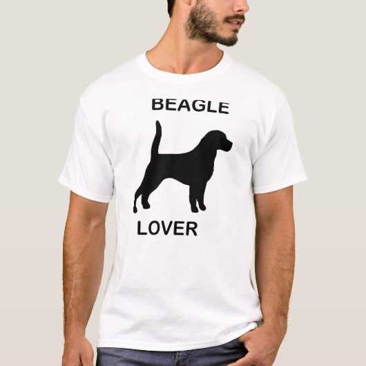 Beagle lover t-shirt (Voorkant)
