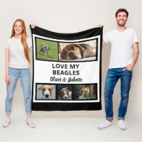Beagle Lovers Custom Puppy and Dog Photo Collage