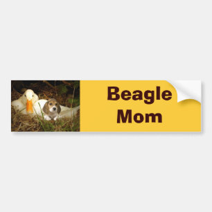 Beagle Mam Bumpersticker