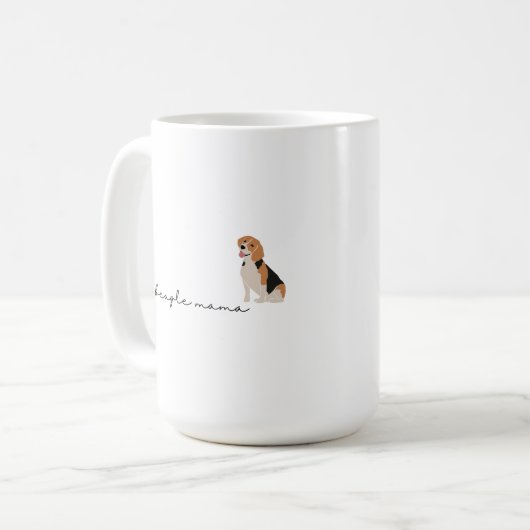 Beagle Mama Coffee Mok (Voorkant links)