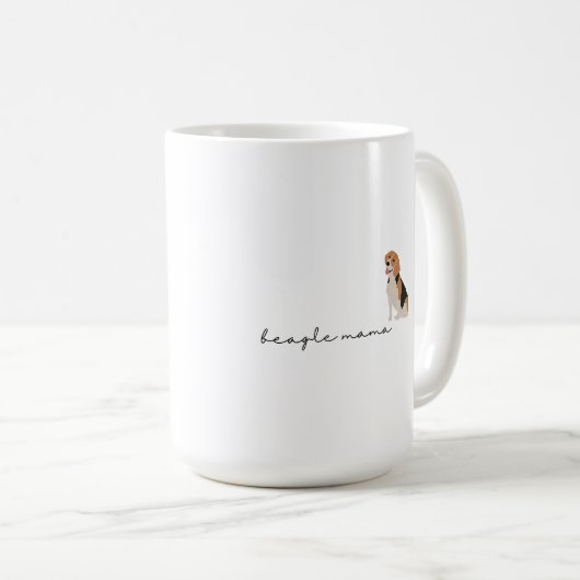 Beagle Mama Coffee Mug (Devant droit)