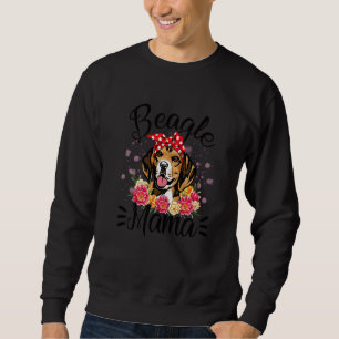 Beagle Mama Florals Cute Dog Mam Moederdag Trui