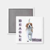 Beagle Maman 4 - Aimant (Recto/Verso)