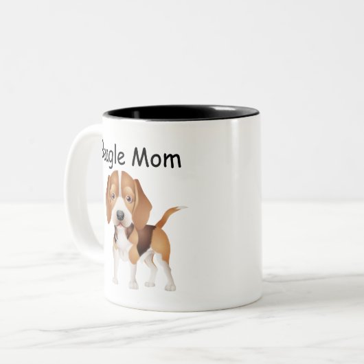 Beagle Maman Café Mug (Devant gauche)