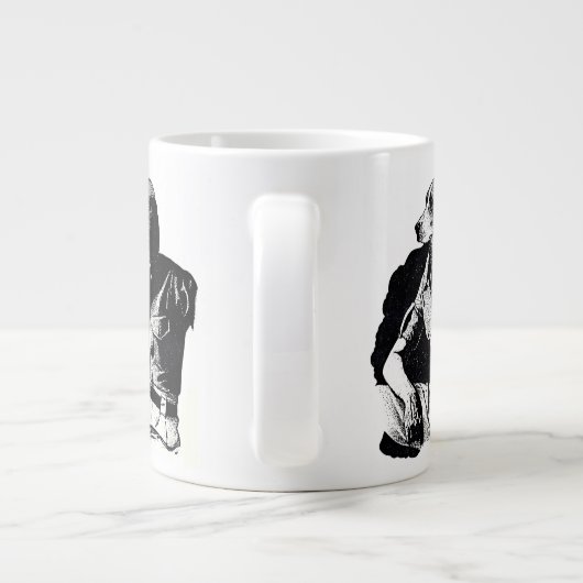 BEAGLE MAN Jumbo 20 oz. Mok (Achterkant)