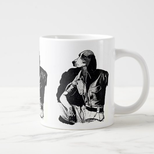 BEAGLE MAN Jumbo 20 oz. Mok (Rechts)