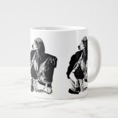 BEAGLE MAN Jumbo 20 oz. Mug (Devant droit)