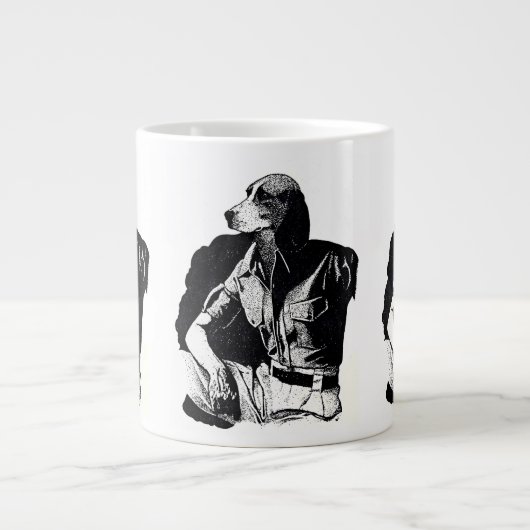 BEAGLE MAN Jumbo 20 oz. Mug (Devant)