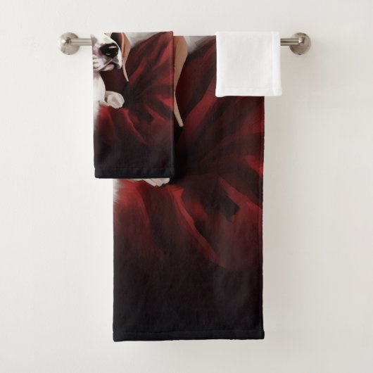 Beagle met Sinterklaas Feestelijke Kerstmis Bad Handdoek (Insitu)