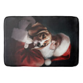 Beagle met Sinterklaas Feestelijke Kerstmis Badmat (Voorkant)