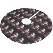 Beagle met Sinterklaas Feestelijke Kerstmis Kerstboom Rok (Gekanteld)