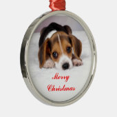 Beagle Metalen Ornament (Rechts)