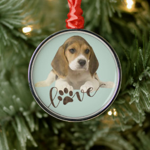 Beagle Metalen Ornament