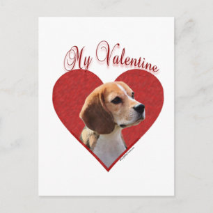 Beagle Mijn Valentijn Feestdagenkaart