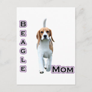 Beagle Moeder 4 Briefkaart