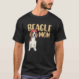 Beagle Moeder Leuke Dog Day Hoofdbanden Voor Vrouw T-shirt