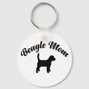 Beagle Moeder Puppy Hond Honden Puppy's Sleutelhanger