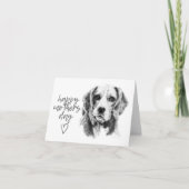 Beagle Moederdag Kaart (Voorkant)