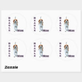 Beagle Mom 4 - Sticker (Feuille)