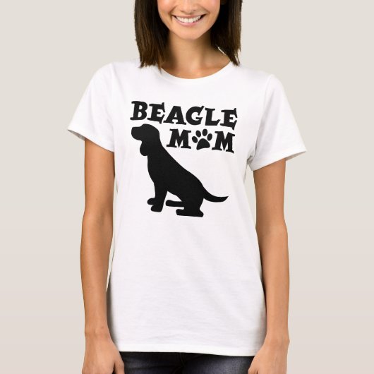 BEAGLE MOM T-SHIRT (Voorkant)