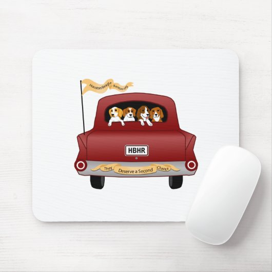 Beagle Mousepad Muismat (Met muis)